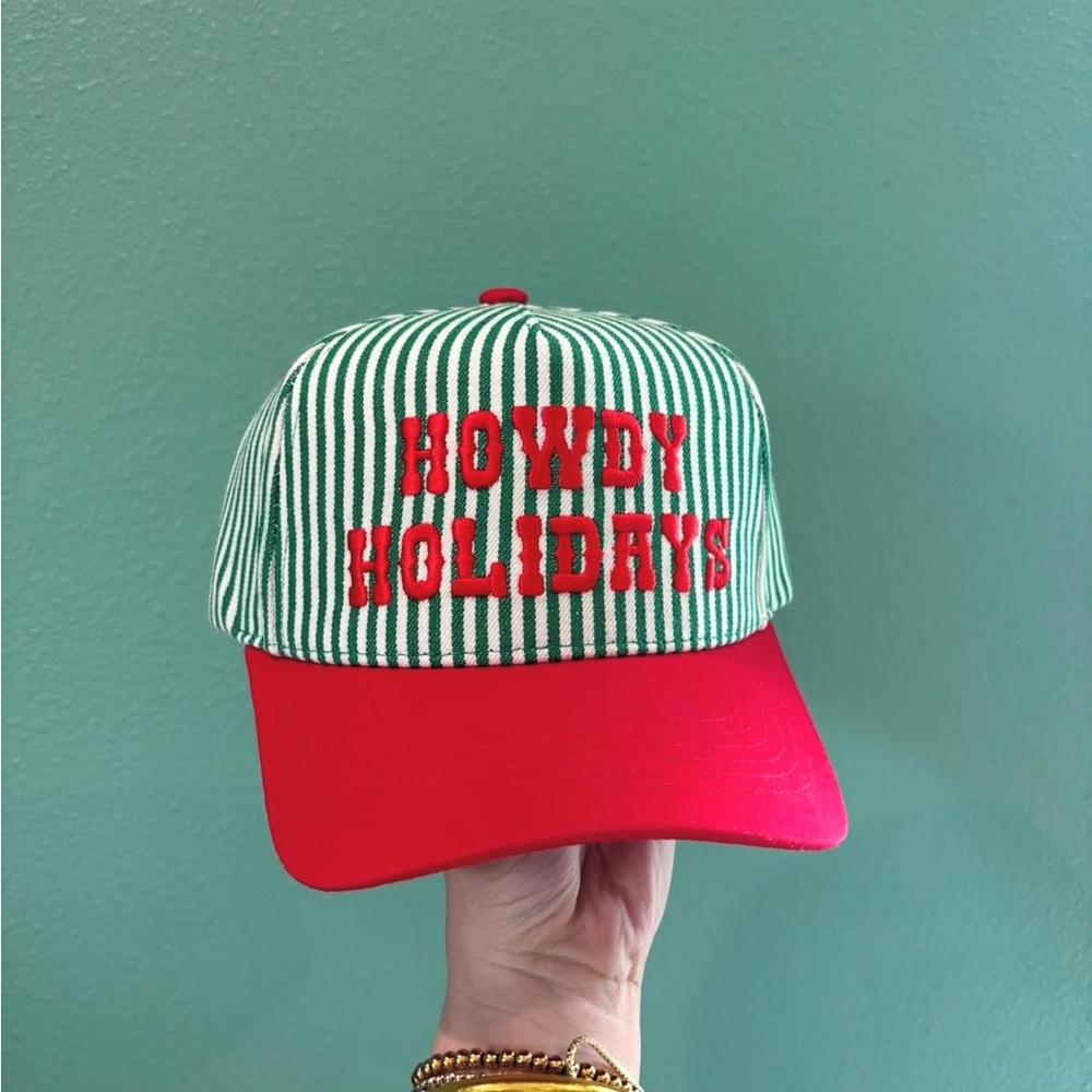 Howdy Holidays Christmas Trucker Hat